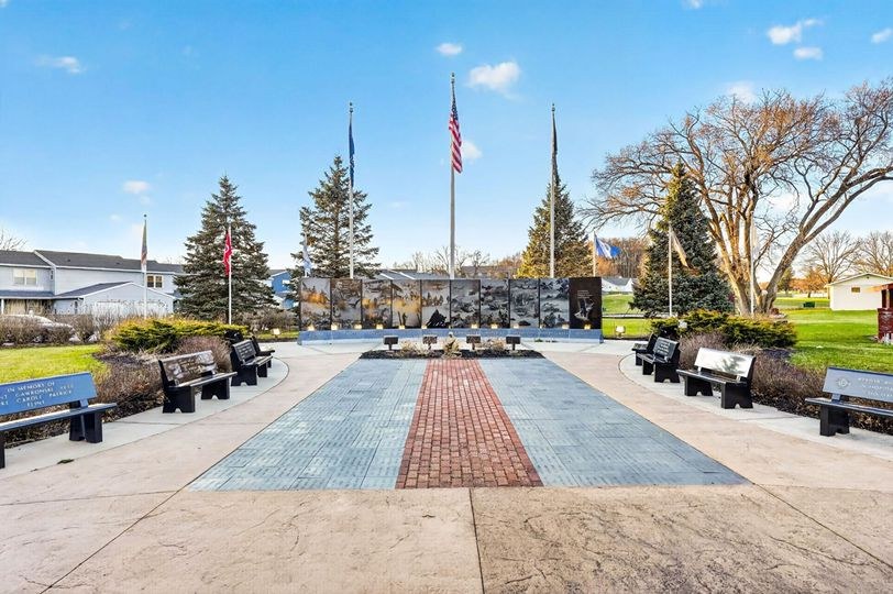 Illustrative photo: Hornell Completes Community-Built Veterans Wall Before July 4th Deadline