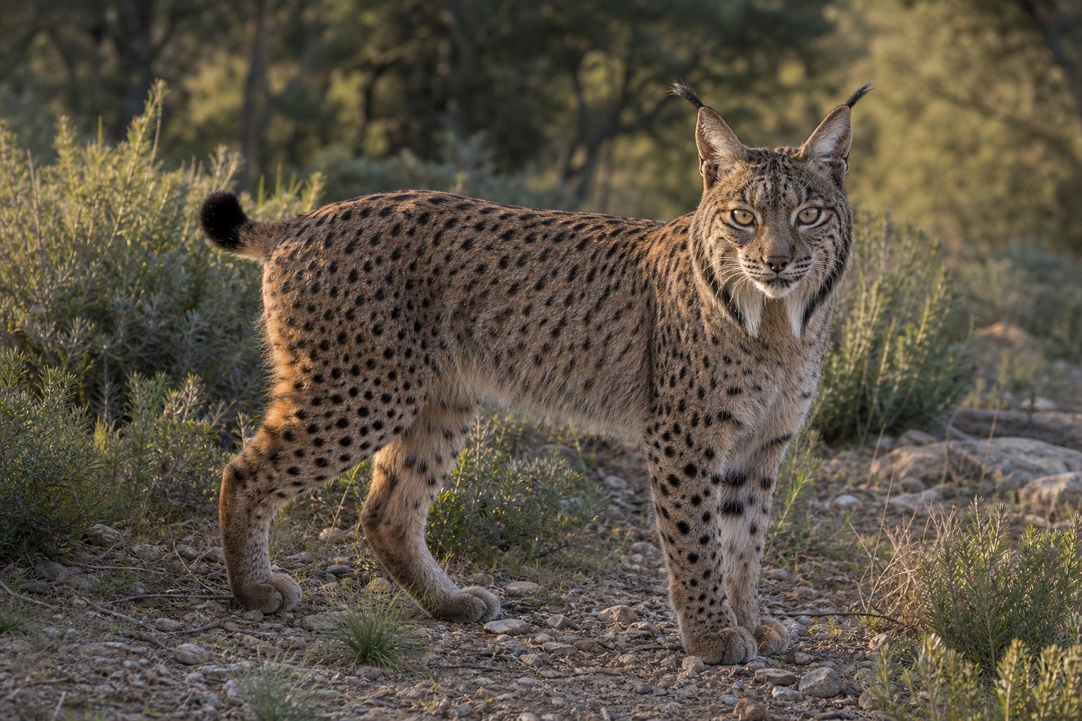 Illustrative photo: Iberian lynx wild Spain Mediterranean scrubland