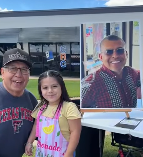 Illustrative photo: Kaylee Hernandez lemonade stand father headstone