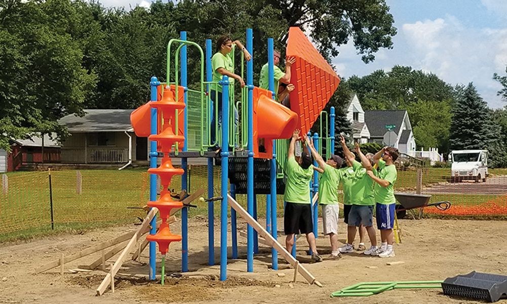 Illustrative photo: North Omaha Boys & Girls Club Playground Built in Three Days