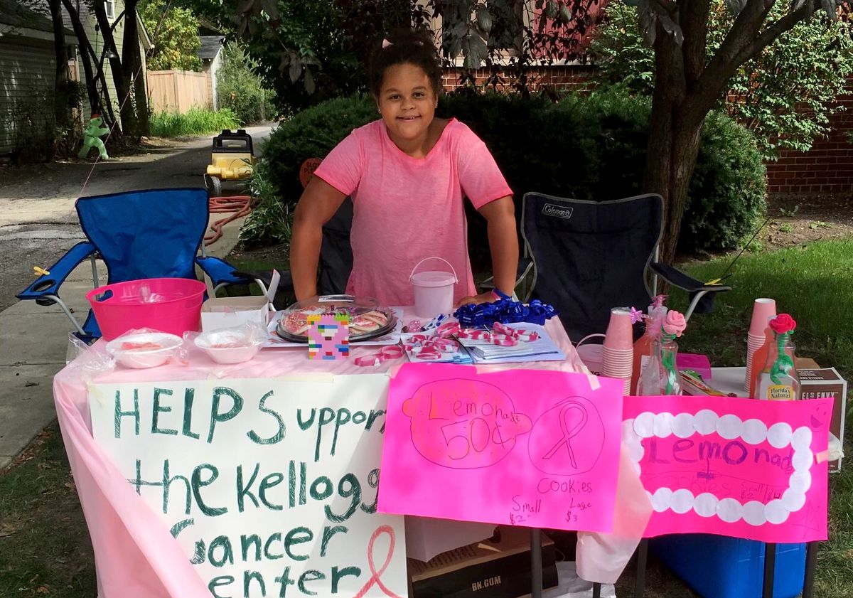 Illustrative photo: Rowan Rieve lemonade stand cancer fundraiser