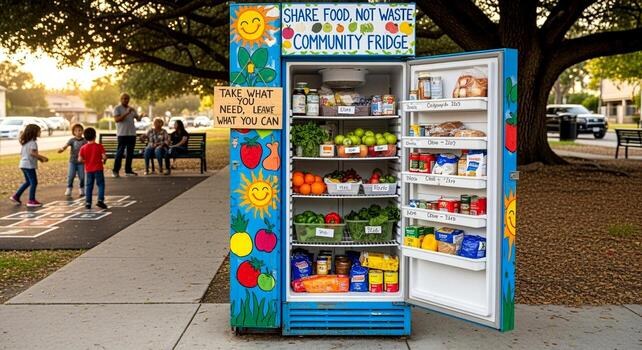 Illustrative photo: St. Stephen's Huntsville Community Fridge Opens