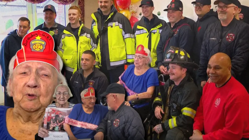 Illustrative photo: Theresa Gola 99th birthday firefighters Chelmsford